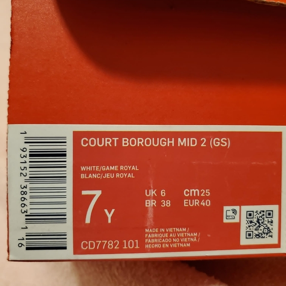 Nike Court Borough mid 2 (gs) - Picture 5 of 7
